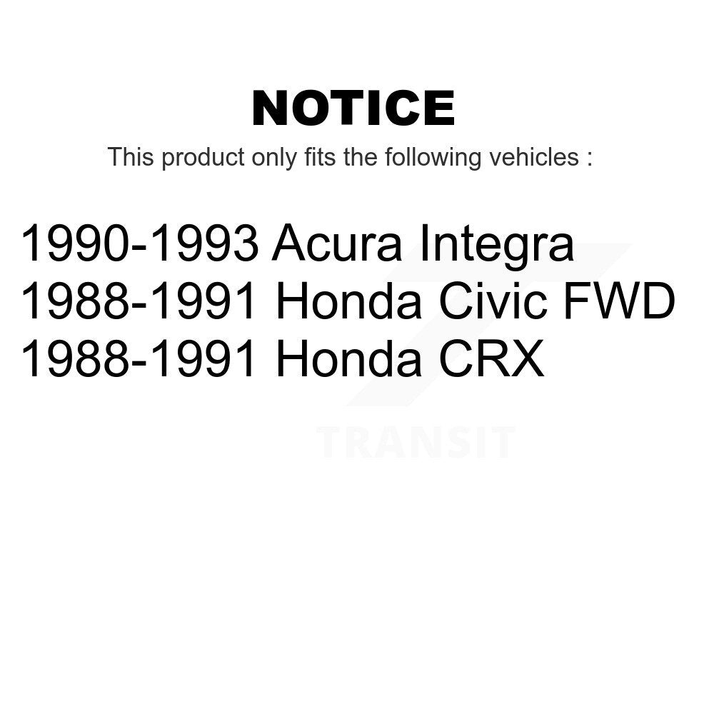 Front Suspension Ball Joint And Tie Rod End Kit For Honda Civic Acura Integra CRX KTR-102540