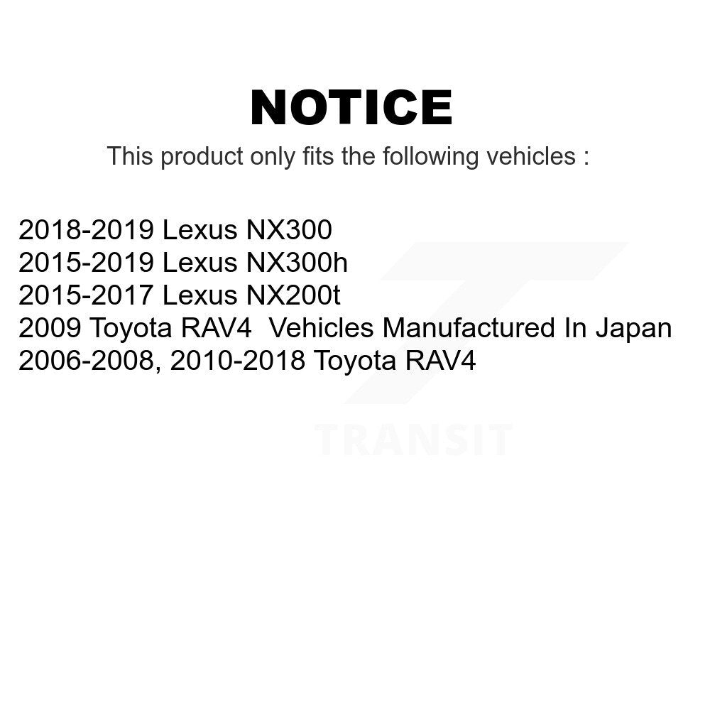 Front Suspension Control Arm Assembly And Tie Rod End Kit For Toyota RAV4 Lexus NX200t NX300 NX300h KTR-102653
