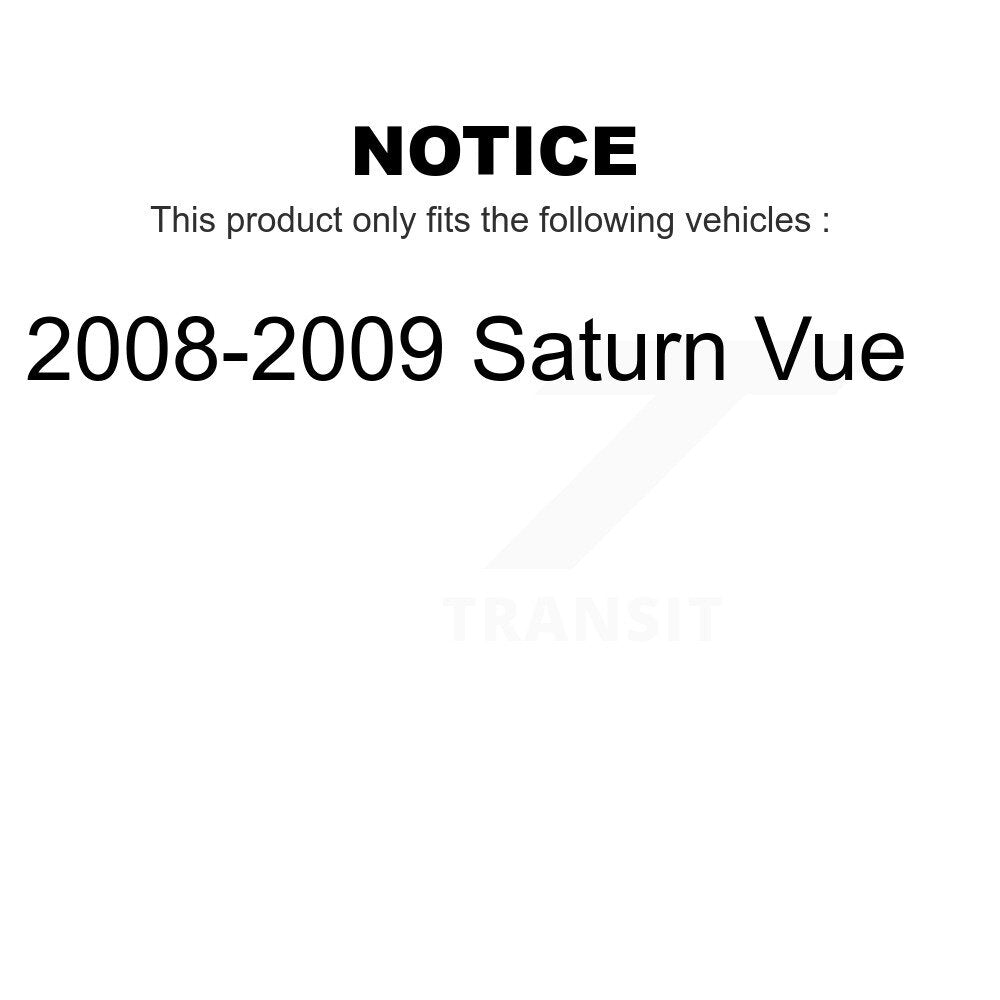 Front Suspension Control Arm Assembly And Tie Rod End Kit For 2008-2009 Saturn Vue KTR-102772