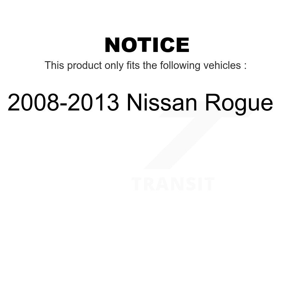 Front Suspension Ball Joint And Tie Rod End Kit For 2008-2013 Nissan Rogue KTR-103001