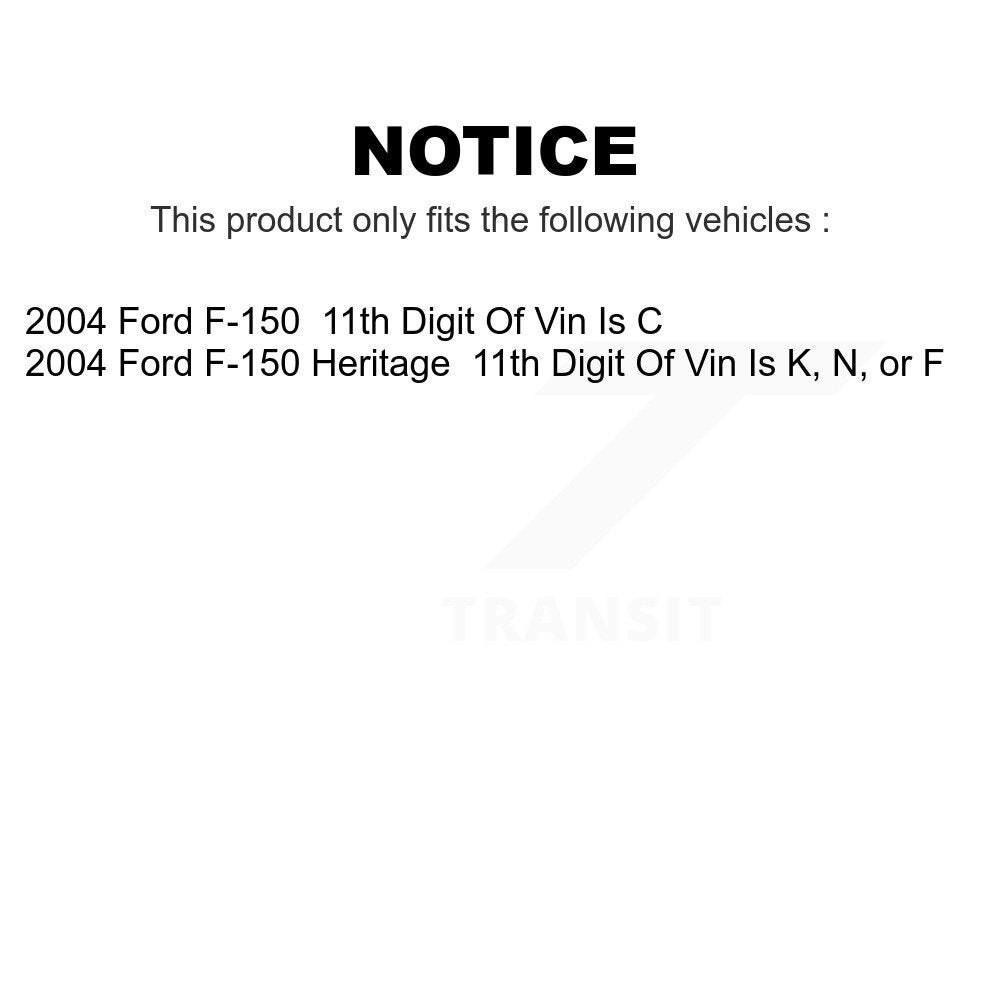 Front Suspension Ball Joints Kit For 2004-2004 Ford F-150 Heritage KTR-103035