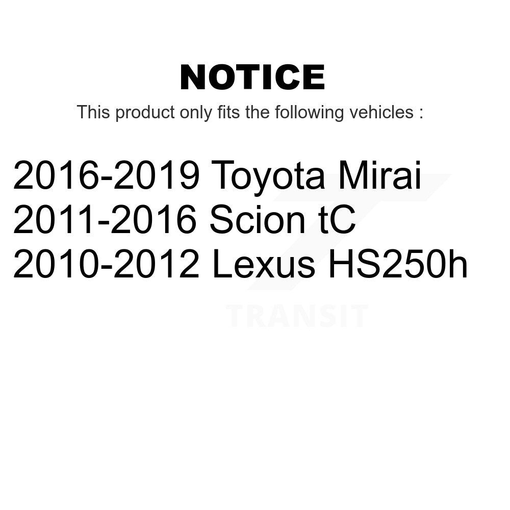 Front Suspension Control Arm And Tie Rod End Kit For Scion tC Lexus HS250h Toyota Mirai KTR-103103