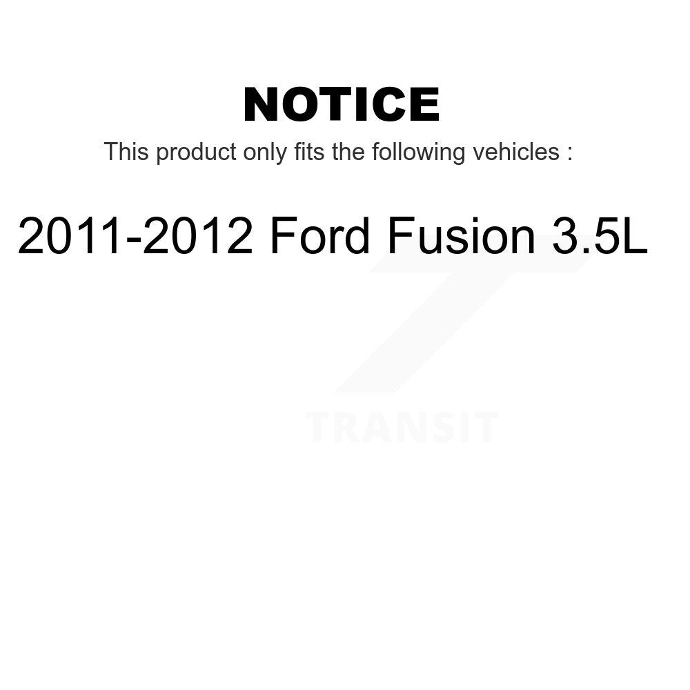 Front Suspension Control Arm And Ball Joint Assembly Steering Tie Rod End Stabilizer Bar Link Kit (8Pc) For 2011-2012 Ford Fusion 3.5L KTR-103201