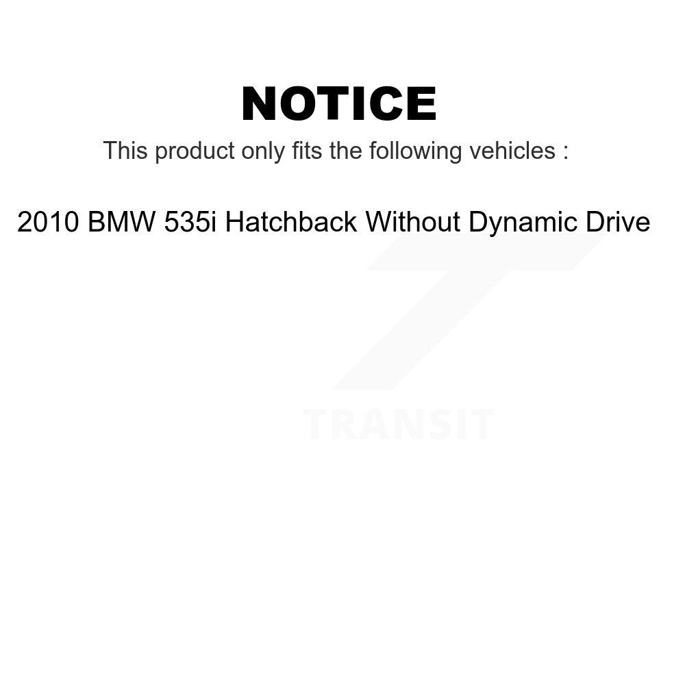 Front Rear Suspension Stabilizer Bar Link Kit For 2010 BMW 535i Hatchback Without Dynamic Drive KTR-103283