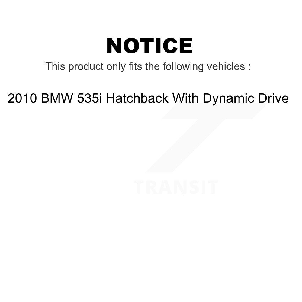 Front Rear Suspension Stabilizer Bar Link Kit For 2010 BMW 535i Hatchback With Dynamic Drive KTR-103284