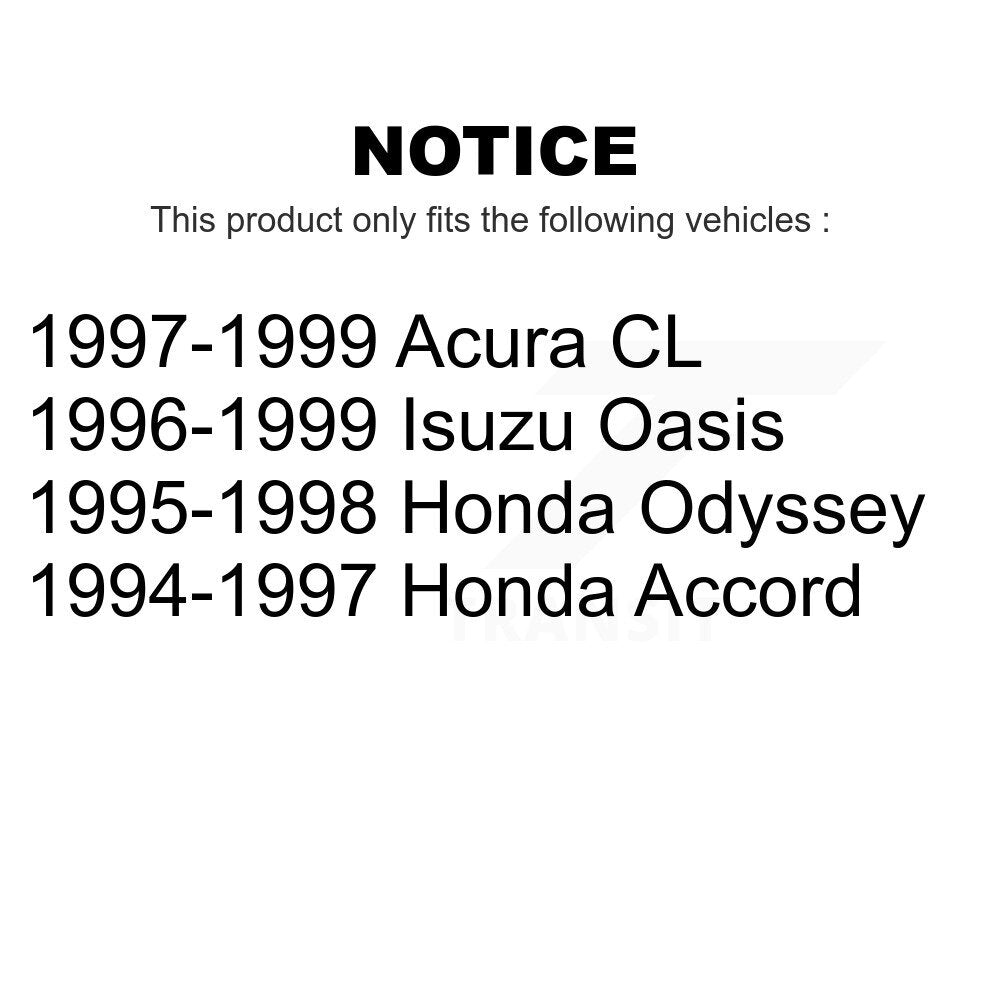 Front Suspension Control Arms And Lower Ball Joints Kit For Honda Accord Odyssey Acura CL Isuzu Oasis KTR-103407