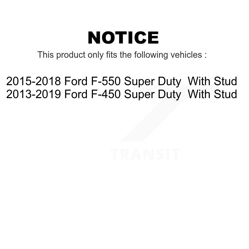 Front Steering Tie Rod End Kit For Ford F-450 Super Duty F-550 With Stud KTR-103750