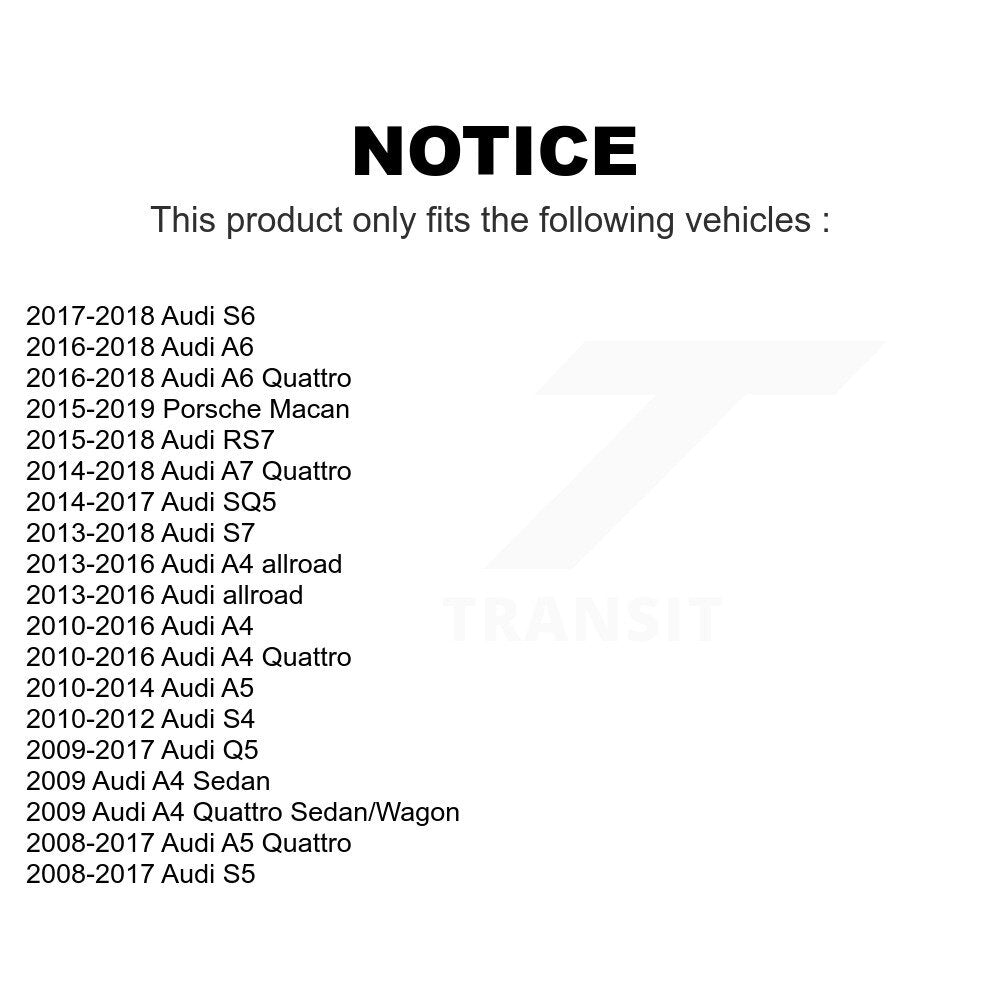 Front Steering Tie Rod End Kit For Audi Q5 A4 Porsche Macan Quattro A5 A6 S5 A7 allroad SQ5 S4 S7 S6 RS7 KTR-103852