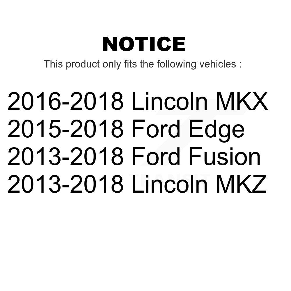 Front Steering Tie Rod End Kit For Ford Fusion Edge Lincoln MKZ MKX KTR-103882