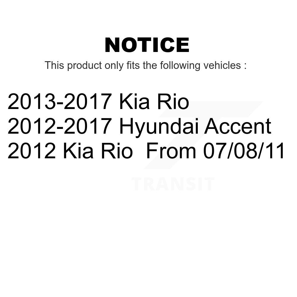 Front Steering Tie Rod End Kit For Hyundai Accent Kia Rio KTR-103884