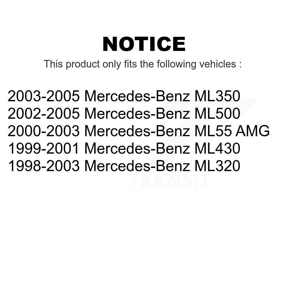 Front Steering Tie Rod End Kit For Mercedes-Benz ML320 ML350 ML430 ML500 ML55 AMG KTR-103912