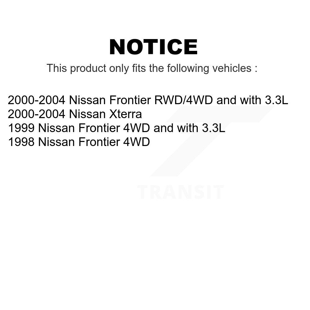 Front Steering Tie Rod End Ball Joints Center link Idler Arm Kit (10Pc) For Nissan Frontier Xterra KTR-103949