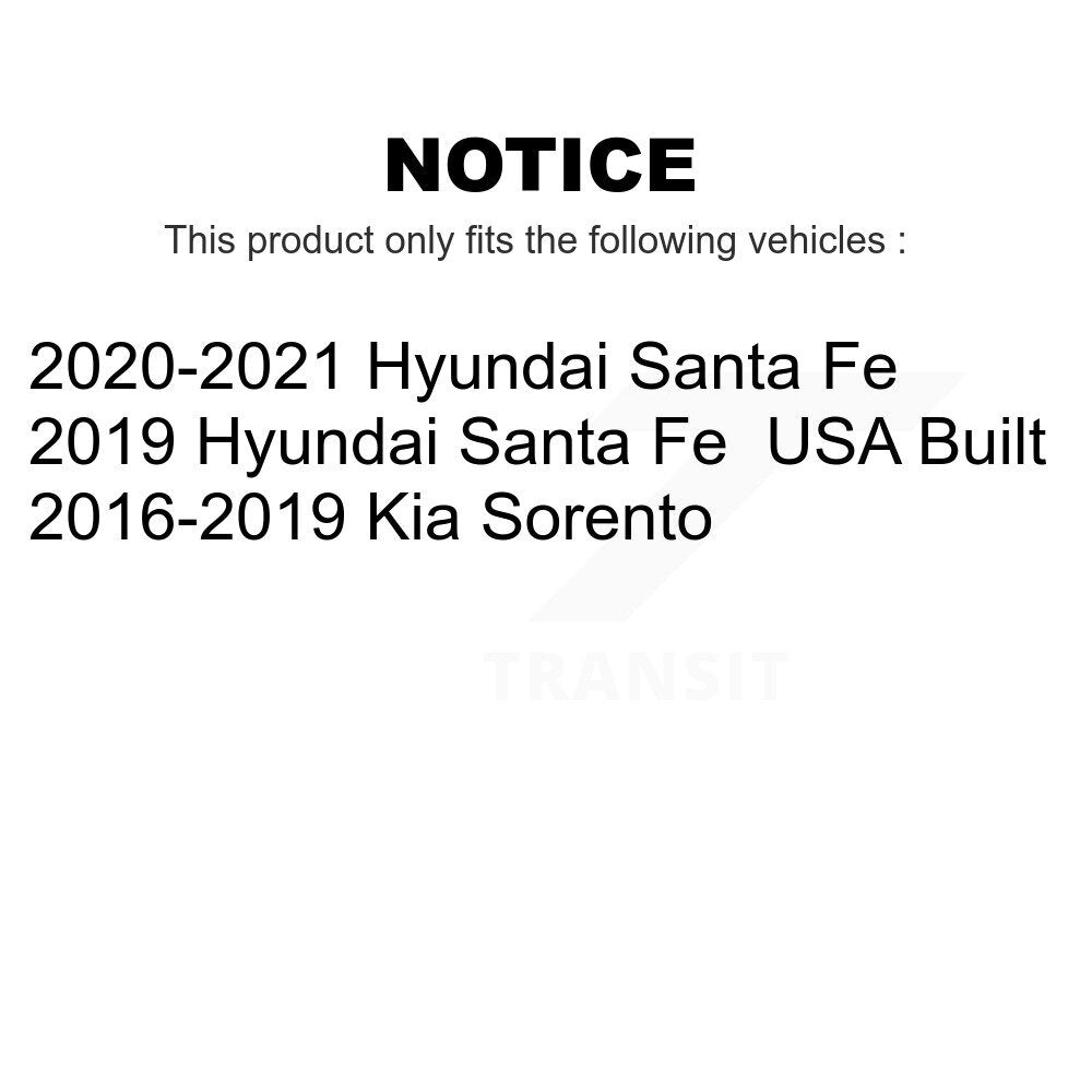 Front Rear Suspension Stabilizer Bar Link Kit For Kia Sorento Hyundai Santa Fe KTR-104164