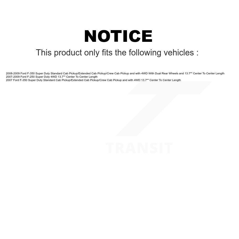 Front Rear Suspension Stabilizer Bar Link Kit For Ford F-250 Super Duty F-350 KTR-104252
