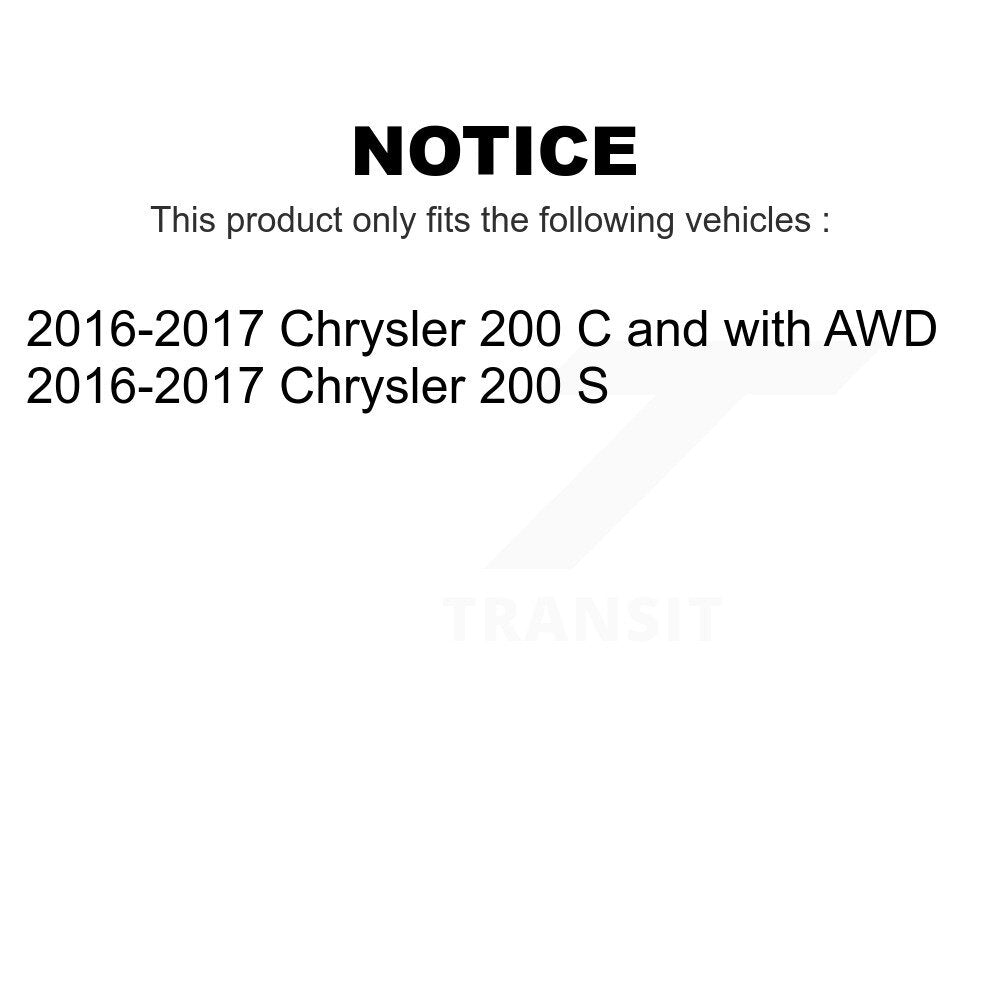 Front Rear Suspension Stabilizer Bar Link Kit For Chrysler 200 KTR-104278