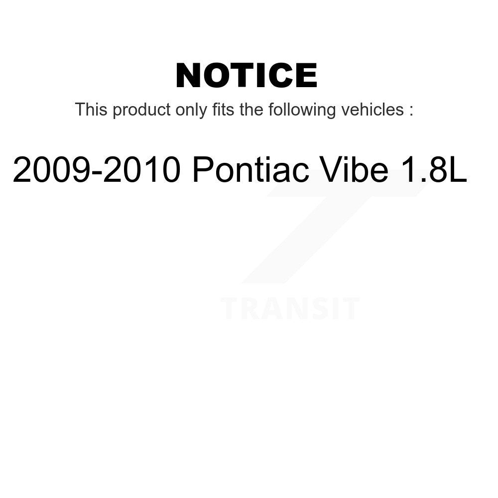 Front Suspension Ball Joint And Tie Rod End Kit For 2009-2010 Pontiac Vibe 1.8L KTR-104369