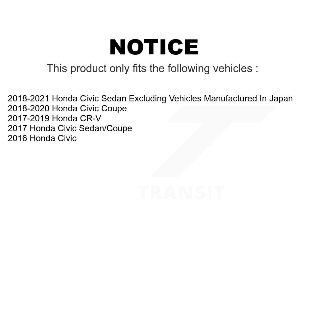 Front Suspension Ball Joints Pair For Honda Civic CR-V KTR-104371