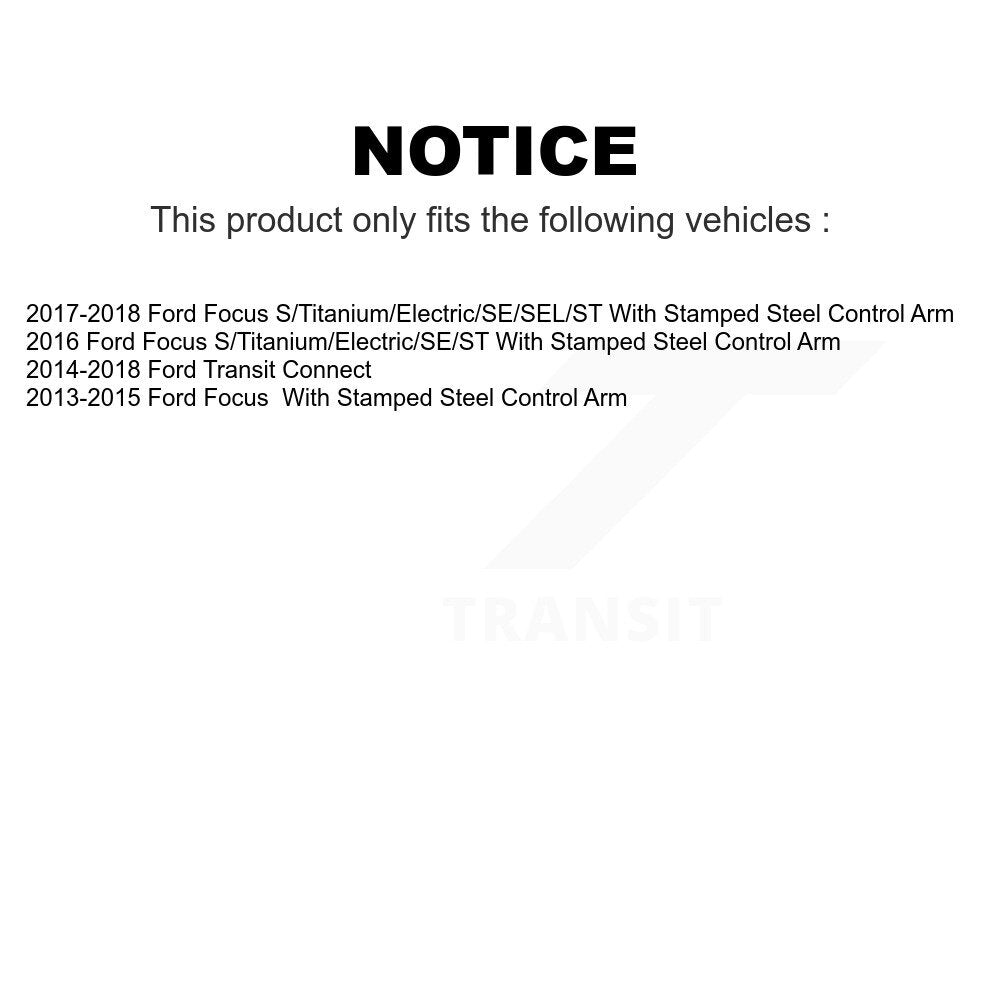 Front Suspension Ball Joints Kit For Ford Focus Transit Connect KTR-104379