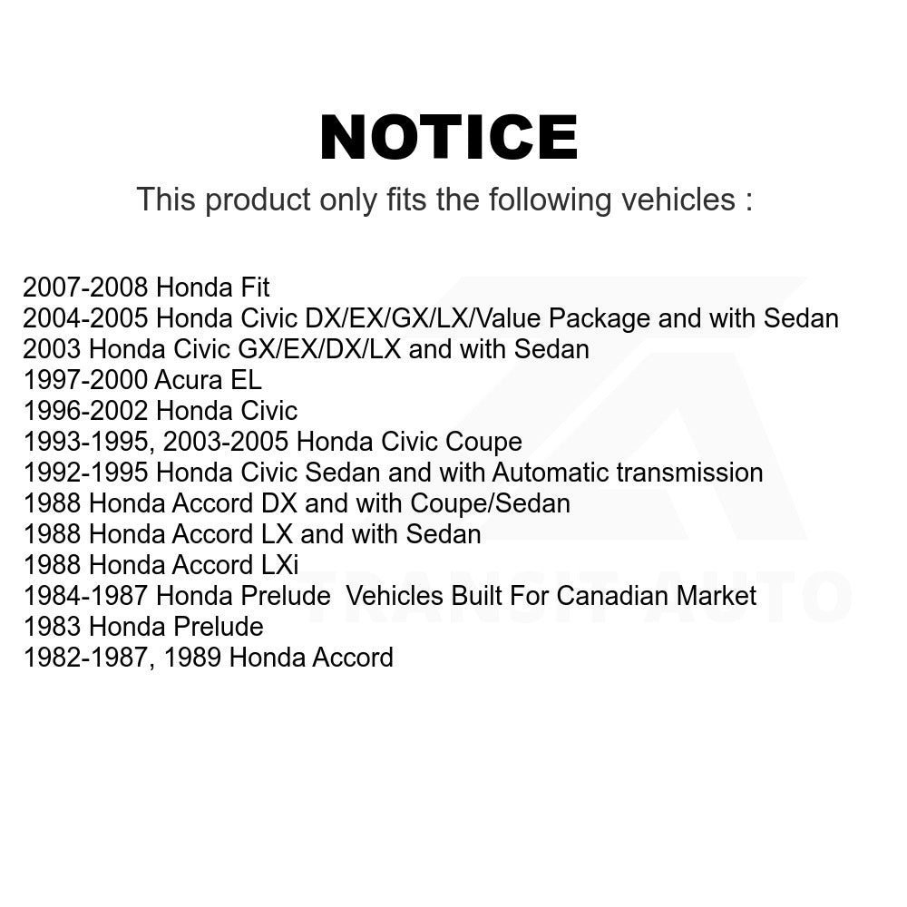 Rear Drum Brake Shoe NB-576B For Honda Civic Fit Accord Prelude Acura EL