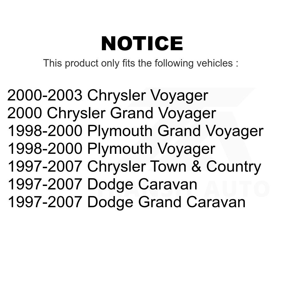 Rear Parking Brake Shoe NB-761B For Dodge Grand Caravan Chrysler Town & Country Voyager Plymouth