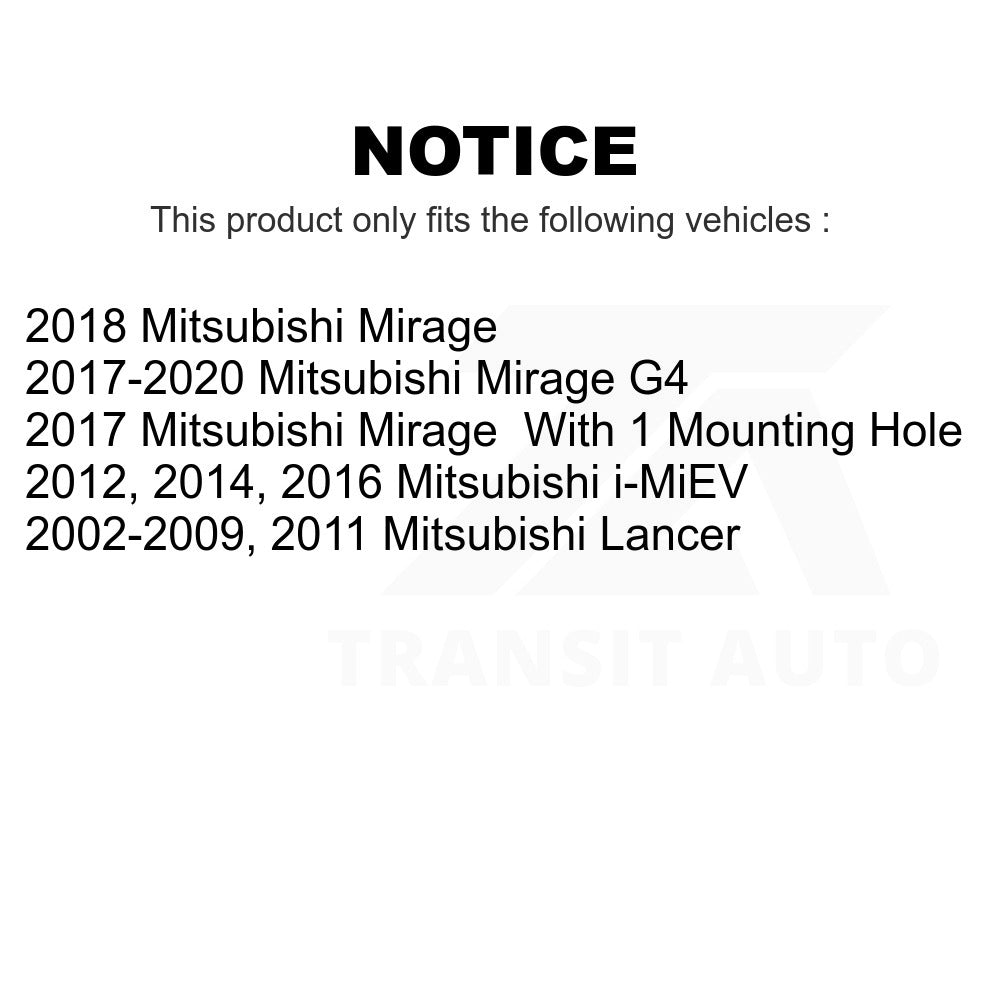 Rear Drum Brake Shoe NB-778B For Mitsubishi Lancer Mirage G4 i-MiEV