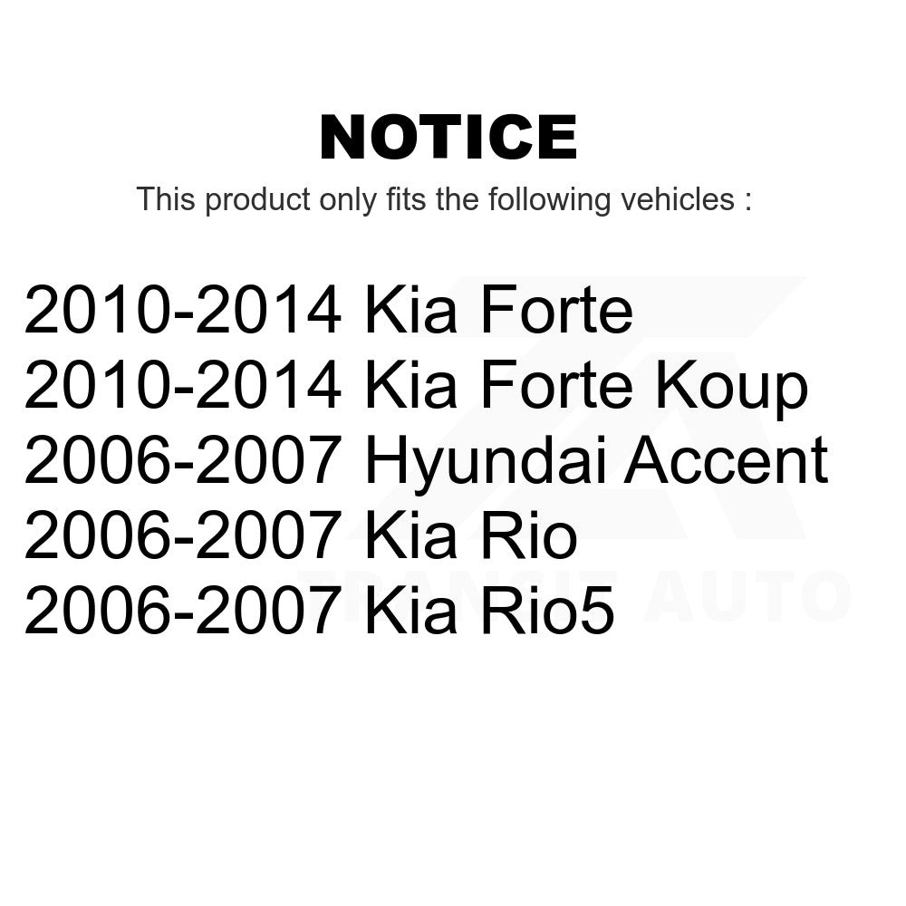 Rear Parking Brake Shoe NB-914B For Kia Forte Hyundai Accent Koup Rio Rio5