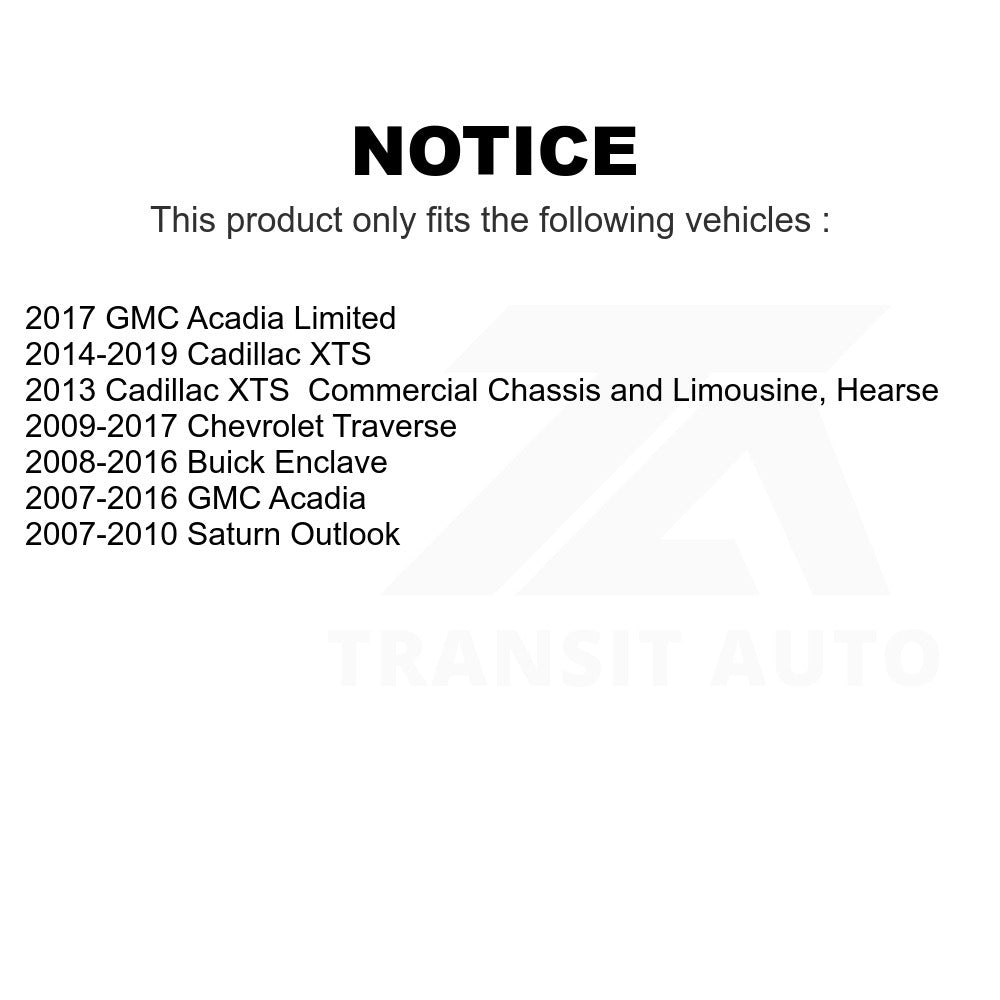 Rear Parking Brake Shoe NB-933B For Chevrolet Traverse GMC Acadia Buick Enclave Cadillac XTS Saturn Outlook Limited