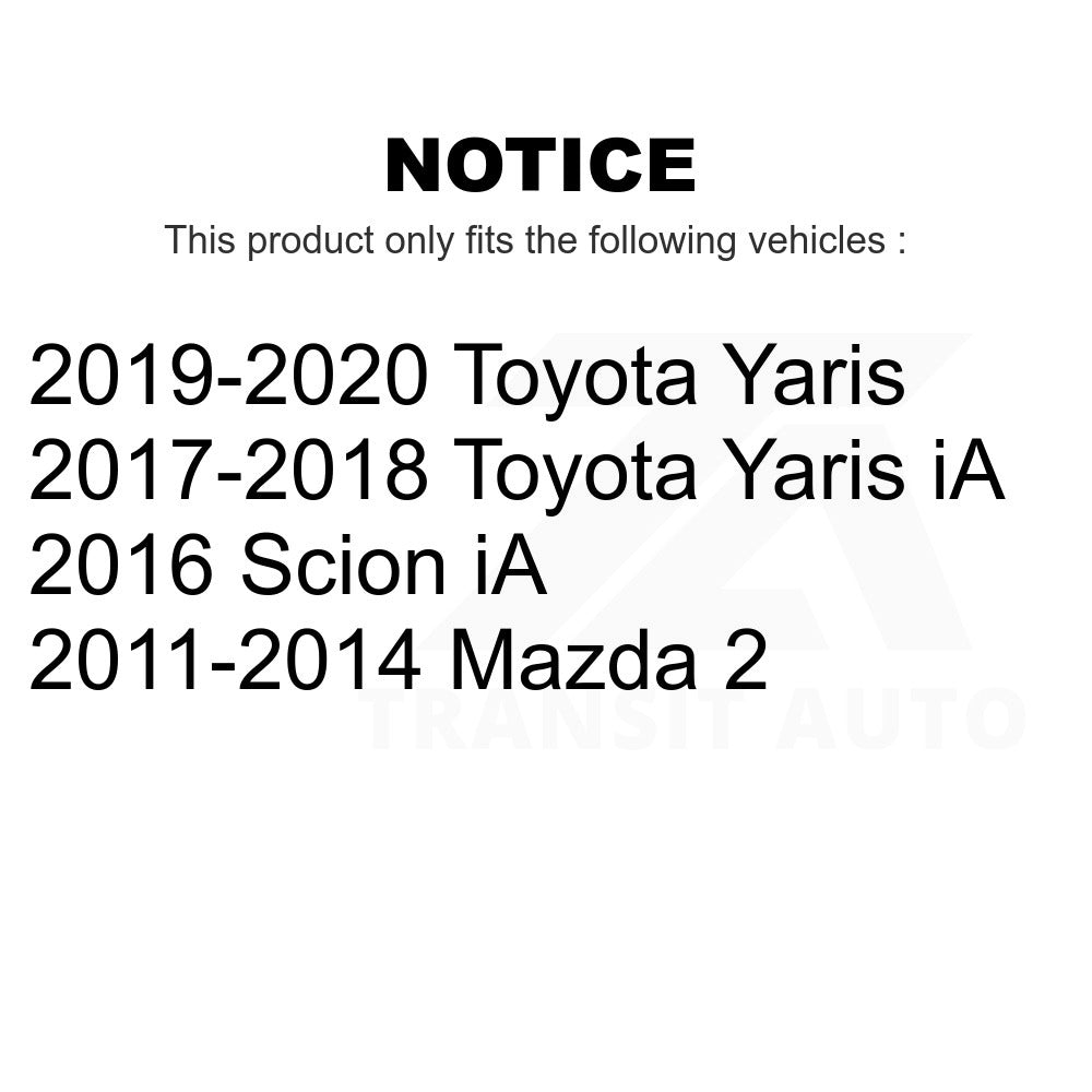 Rear Drum Brake Shoe NB-991B For Toyota Yaris iA Mazda 2 Scion