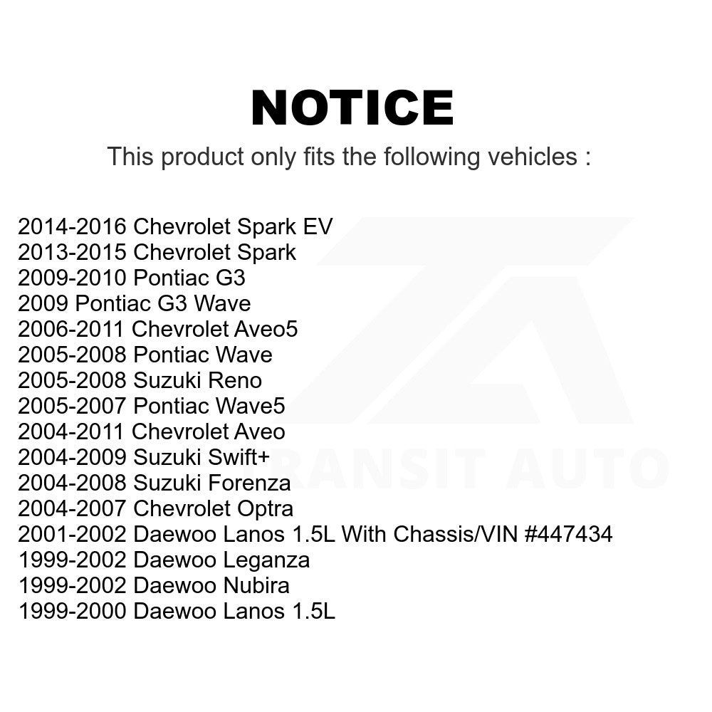 Front Semi-Metallic Disc Brake Pads PPF-D1035 For Chevrolet Aveo Spark Suzuki Forenza Aveo5 Reno Daewoo EV Pontiac G3 Lanos Leganza Nubira Wave Wave5 Optra Swift+