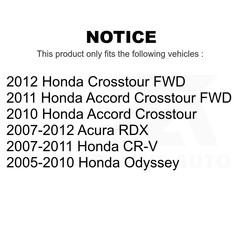 Front Semi-Metallic Disc Brake Pads PPF-D1089 For Honda CR-V Odyssey Acura RDX Accord Crosstour