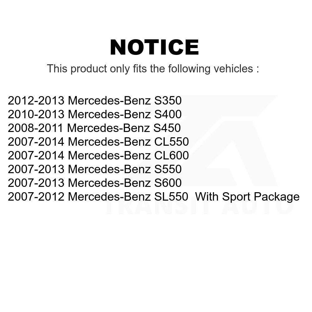 Front Semi-Metallic Disc Brake Pads PPF-D1223 For Mercedes-Benz S550 SL550 CL550 S600 S350 S400 CL600 S450