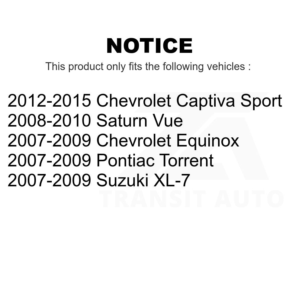 Front Semi-Metallic Disc Brake Pads PPF-D1264 For Chevrolet Equinox Saturn Vue Captiva Sport Pontiac Torrent Suzuki XL-7