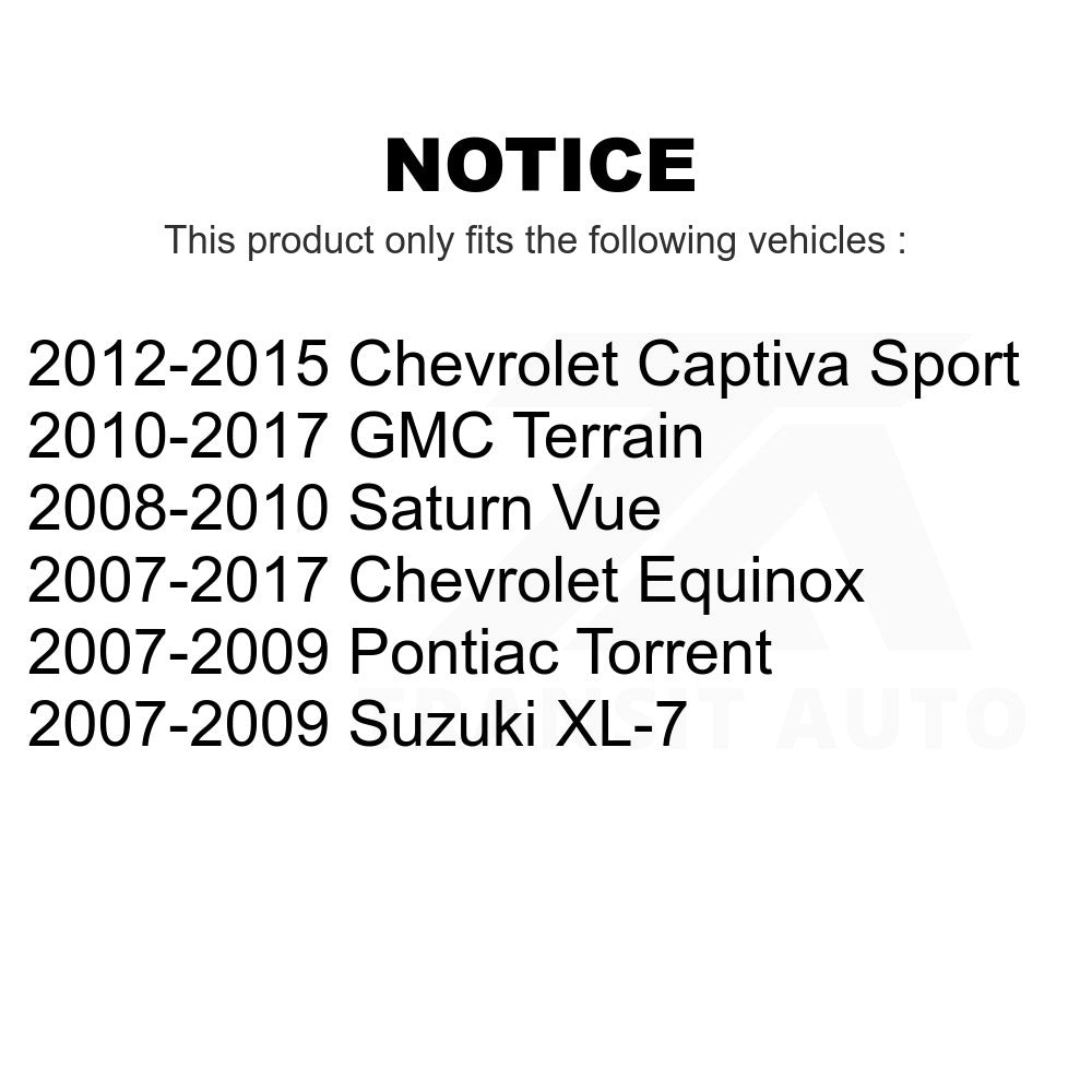 Rear Semi-Metallic Disc Brake Pads PPF-D1275 For Chevrolet Equinox GMC Terrain Saturn Vue Captiva Sport Pontiac Torrent Suzuki XL-7