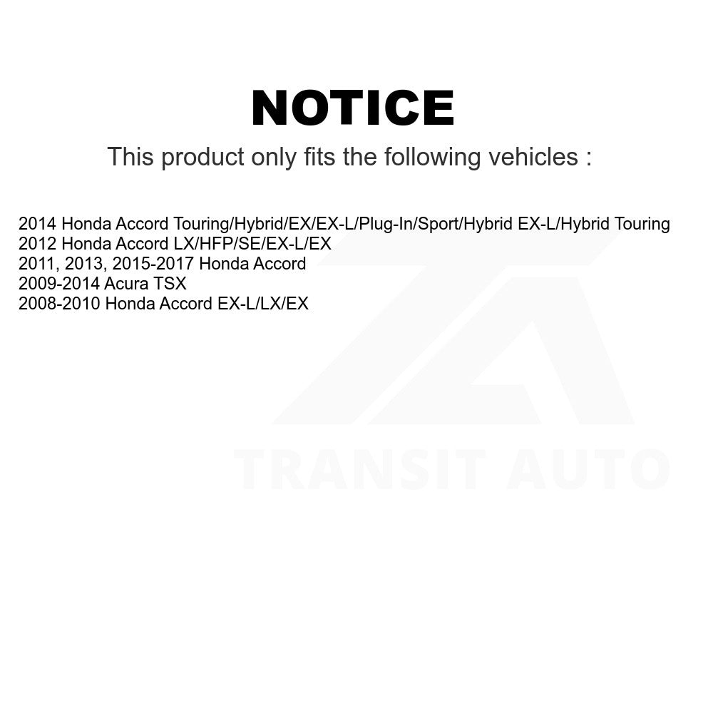 Rear Semi-Metallic Disc Brake Pads PPF-D1451 For Honda Accord Acura TSX