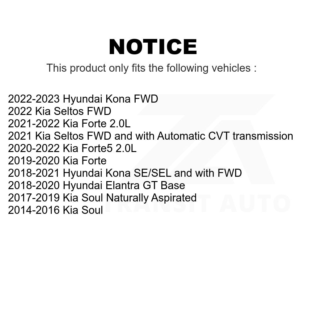Front Semi-Metallic Disc Brake Pads PPF-D2094 For Kia Soul Hyundai Kona Forte Elantra GT Seltos Forte5