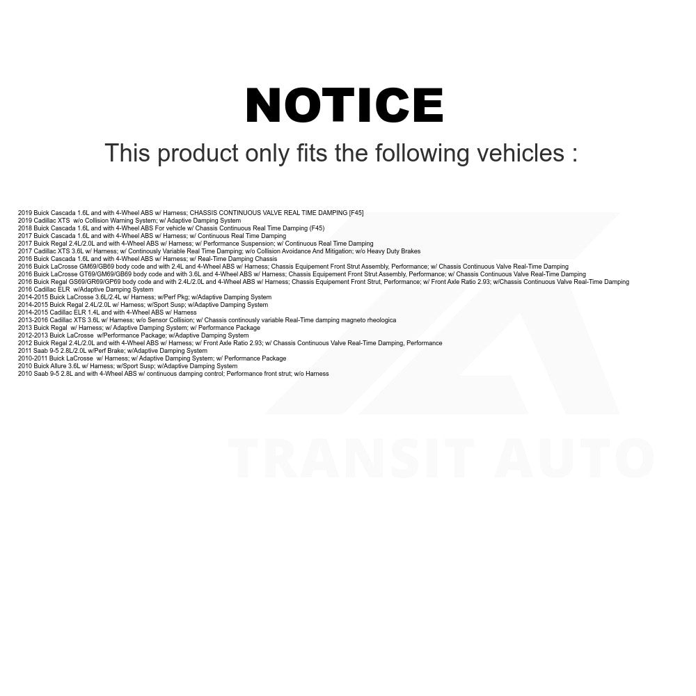 Mpulse Front ABS Wheel Speed Sensor SEN-2ABS2674 For Buick LaCrosse Cadillac XTS Regal Cascada Saab 9-5 ELR Allure