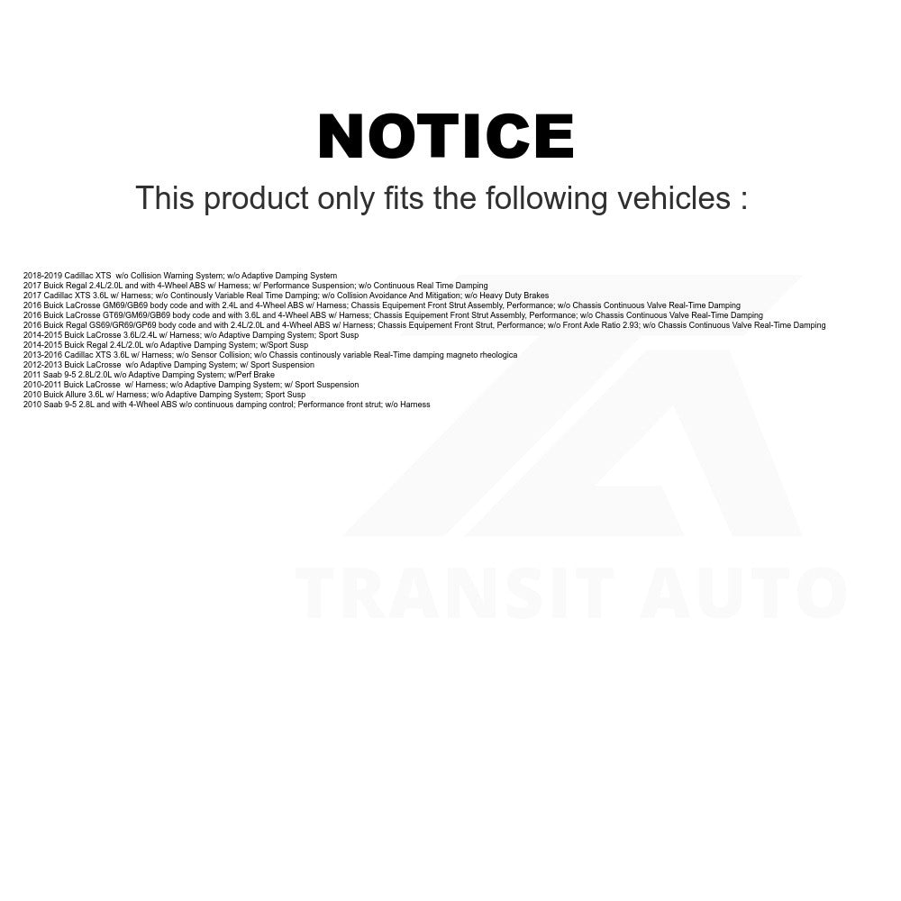 Mpulse Front ABS Wheel Speed Sensor SEN-2ABS2756 For Buick LaCrosse Cadillac XTS Regal Saab 9-5 Allure