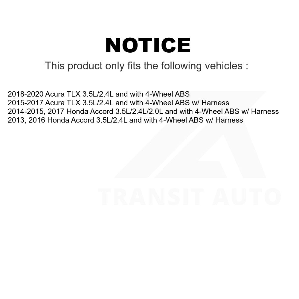 Mpulse Front Right ABS Wheel Speed Sensor SEN-2ABS2836 For Honda Accord Acura TLX