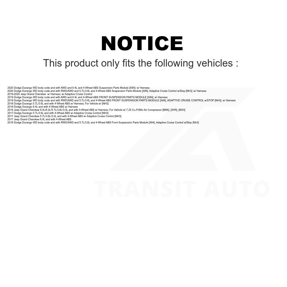 Mpulse Front ABS Wheel Speed Sensor SEN-2ABS4222 For Jeep Grand Cherokee Dodge Durango