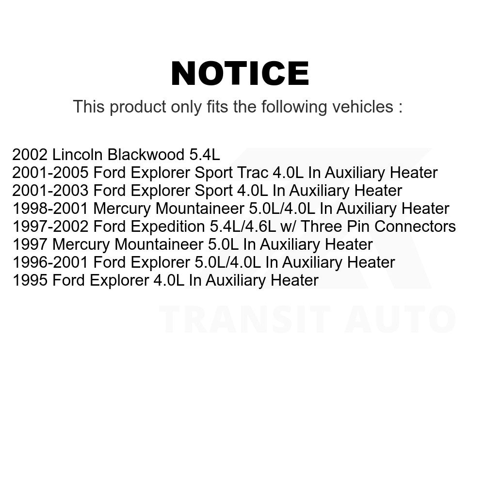 Mpulse HVAC Blower Motor Resistor SEN-2BMR0291 For Ford Explorer Expedition Sport Trac Mercury Mountaineer Lincoln Blackwood