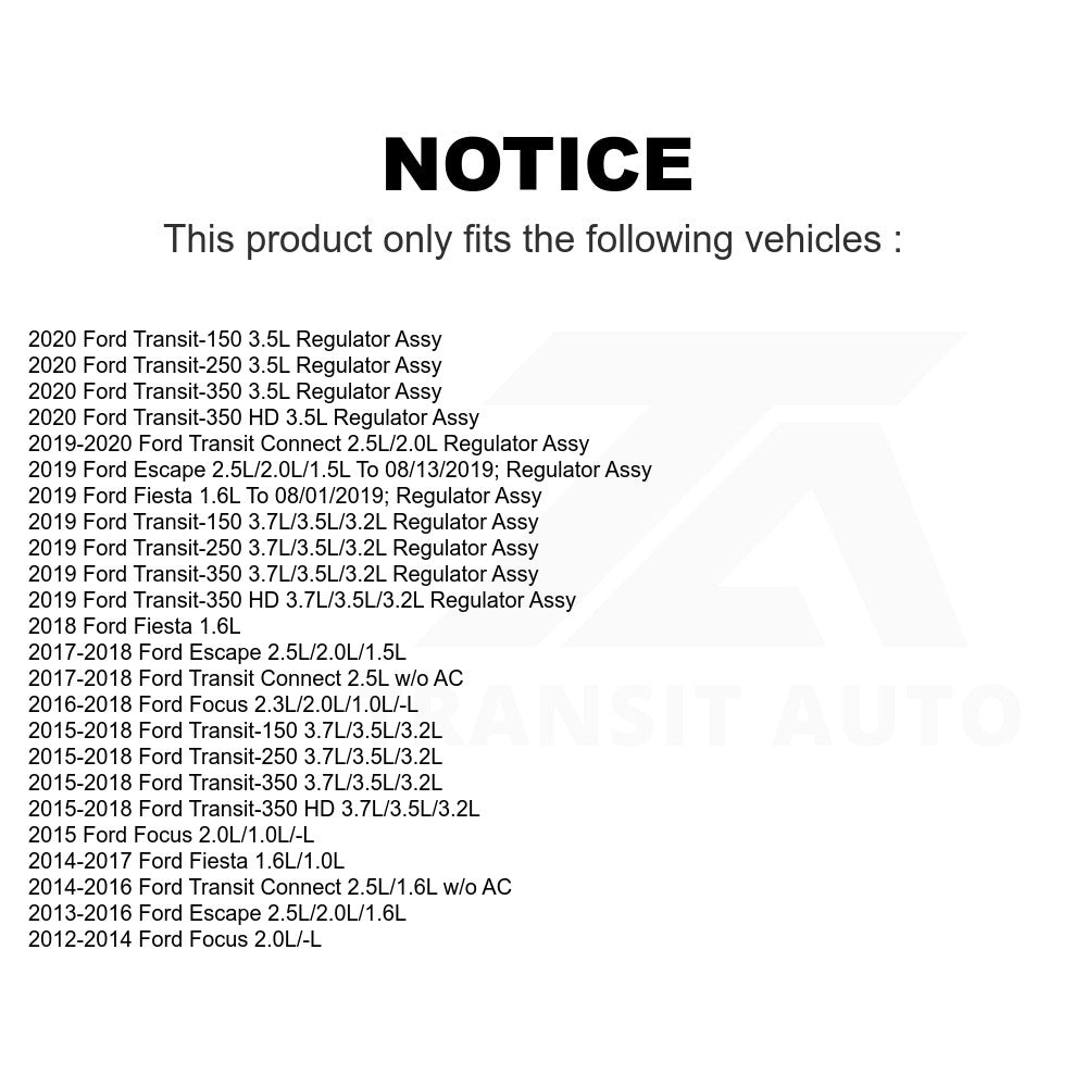 Mpulse HVAC Blower Motor Resistor SEN-2BMR0588 For Ford Escape Focus Fiesta Transit-250 Transit Connect Transit-350 Transit-150 HD