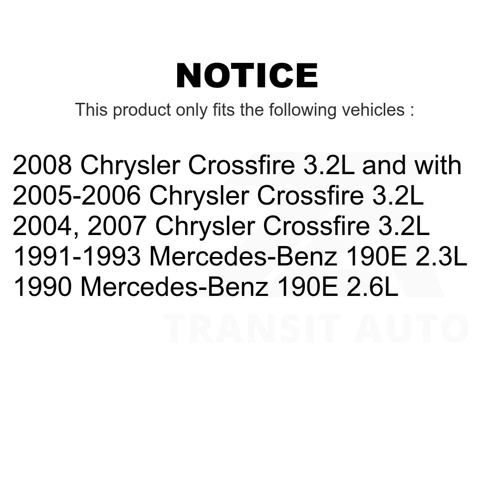 Mpulse Disc Brake Pads Wear Sensor SEN-2BWS0042 For Chrysler Crossfire Mercedes-Benz 190E