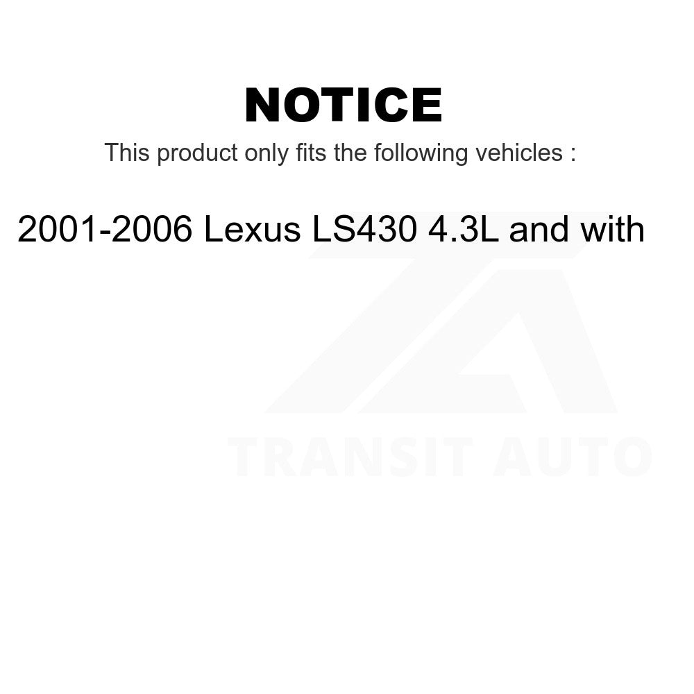 Mpulse Front Right Disc Brake Pads Wear Sensor SEN-2BWS0043 For 2001-2006 Lexus LS430 4.3L with