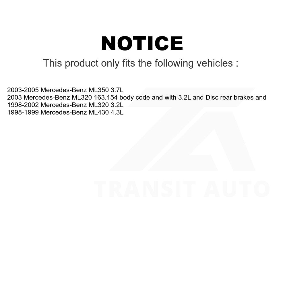 Mpulse Rear Disc Brake Pads Wear Sensor SEN-2BWS0103 For Mercedes-Benz ML320 ML350 ML430