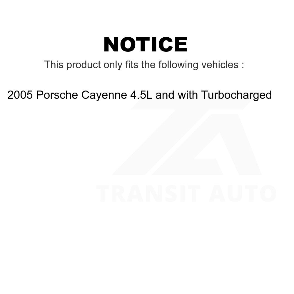 Mpulse Front Disc Brake Pads Wear Sensor SEN-2BWS0176 For 2005 Porsche Cayenne 4.5L with Turbocharged