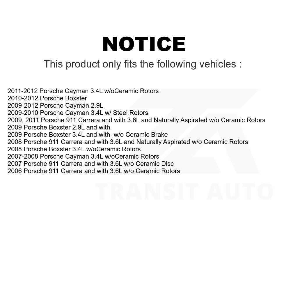 Mpulse Front Disc Brake Pads Wear Sensor SEN-2BWS0179 For Porsche 911 Cayman Boxster