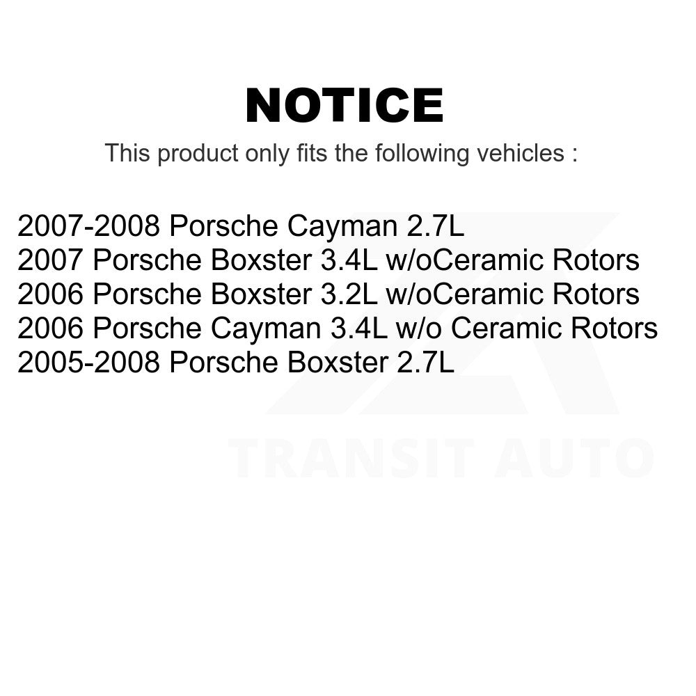 Mpulse Front Left Disc Brake Pads Wear Sensor SEN-2BWS0187 For Porsche Boxster Cayman