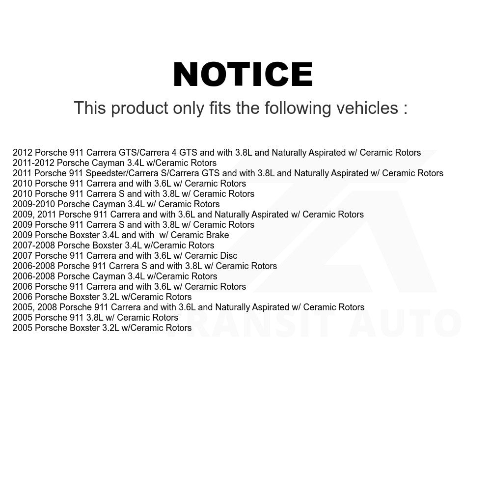 Mpulse Front Left Disc Brake Pads Wear Sensor SEN-2BWS0213 For Porsche 911 Cayman Boxster