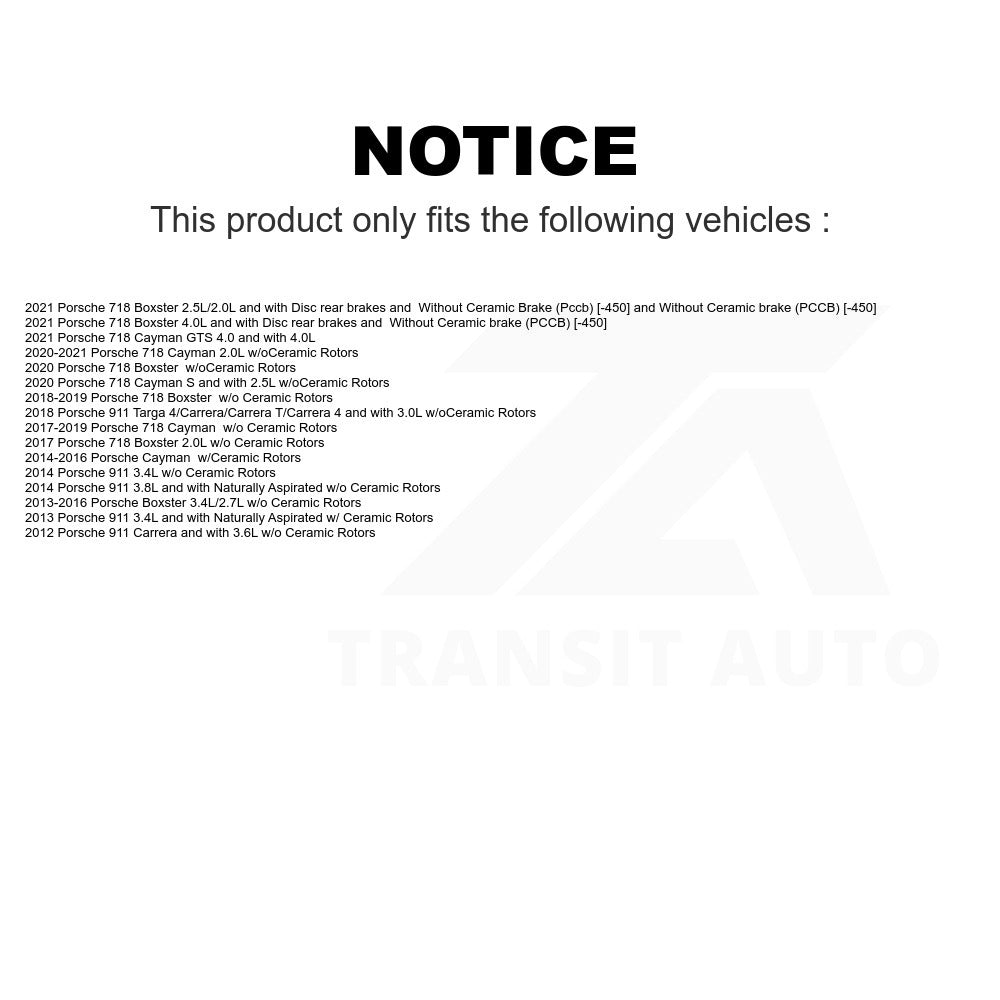 Mpulse Front Disc Brake Pads Wear Sensor SEN-2BWS0233 For Porsche 911 Boxster Cayman 718