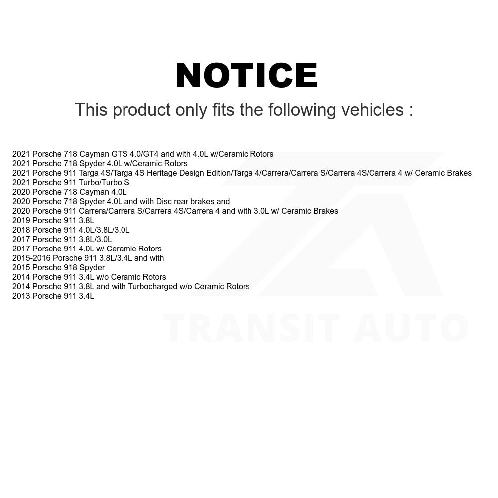 Mpulse Disc Brake Pads Wear Sensor SEN-2BWS0238 For Porsche 911 918 Spyder 718 Cayman